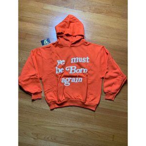 Size Large Orange Cactus Plant Flea Market Born Again Hooded Sweatshirt